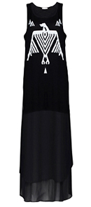 Aztec Print Maxi Dress