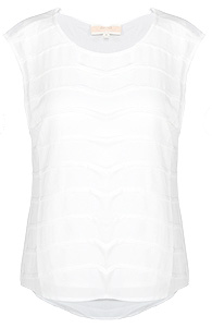 Sleeveless Horizontal Stripe Top