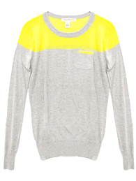 Color Block Pull Over Sweater