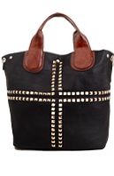Studded Cross Tote Bag
