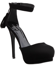 Tassel Ankle Strap Heel