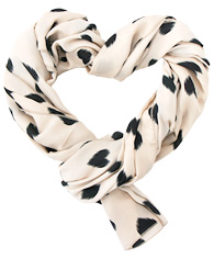 Repeat Hearts Scarf