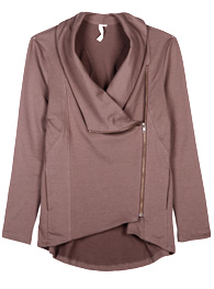 Fold Over Neck Jacket