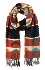 Navajo Print Scarf