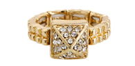 Sparkling Pyramid Ring