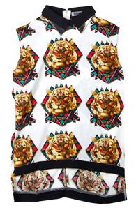Lion Print Top