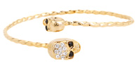 Bejeweled Skulls Bracelet
