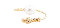 Snake and Pearl Ring
