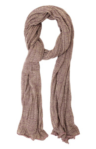 Shiny Knit Scarf