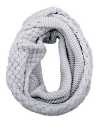 Mixed Knit Infinity Scarf