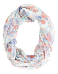 Floral Print Infinity Scarf