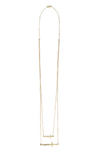 Cross Duo Necklace