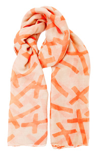 Neon Cross Scarf