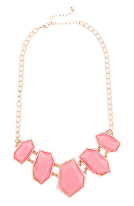 Stone Slice Necklace