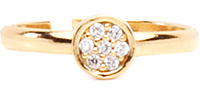 Crystal Cluster Pinky Ring