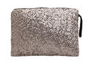 Sequin Fabric Clutch
