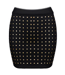 Studded Mini Skirt