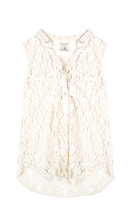 Flower & Lace Button Up