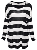 Oversized Bold Stripe Top