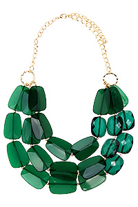 Faceted Stones Necklace