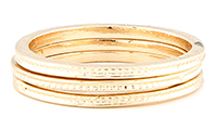 Textured Midi Ring Set
