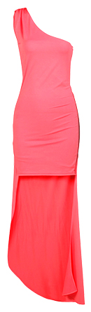 One Shoulder High-Low Maxi Dress