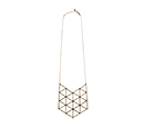 Geometric Shield Statement Necklace