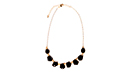 Black Faceted Diamond Necklace