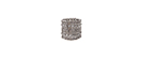 Gunmetal Beaded Stretch Cuff