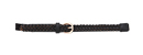 Black Braided Stretch Belt