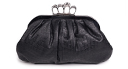 Snakeskin Knuckle Duster Clutch