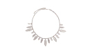 Silver Vintage Leaf Necklace