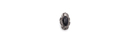 Superstud Muse Ring with Black Jade