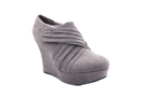 Pleated Wedge Booties