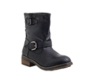 Double Buckle Moto Boots