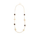 Pretty Filigree and Stone Necklace