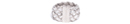 Silver Braided Magnetic Cuff