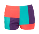 Rectangle Color Block Shorts
