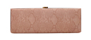 Hard Case Snakeskin Clutch