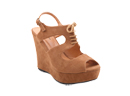 Oxford Peep Toe Wedges