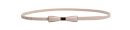 Dainty Bow Slim Pin Buckle Belt