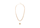 Delicate Beaded Charm Necklace