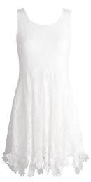 Scalloped Lace Dress