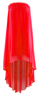 Red Waterfall Dress