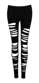 Shredded Biker Girl Leggings