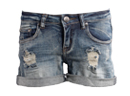 Destroyed Denim Shorts