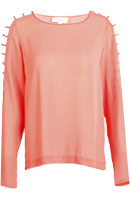 Ladder Shoulder Cut Out Top