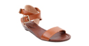 Two Tone Cross Strap Sandals