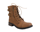 Double Buckle Combat Boots