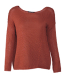 Rust Knit Sweater